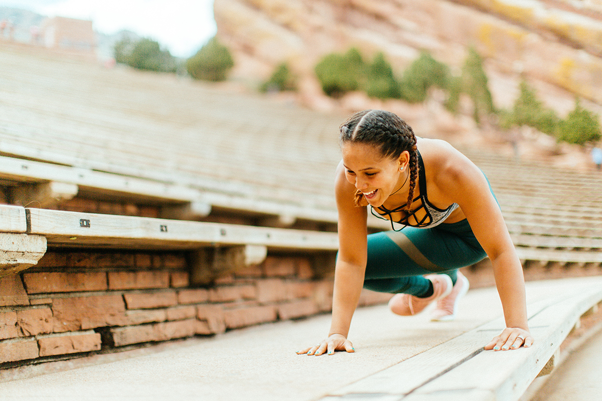 Red Rocks Amphitheater Fitness Photography
